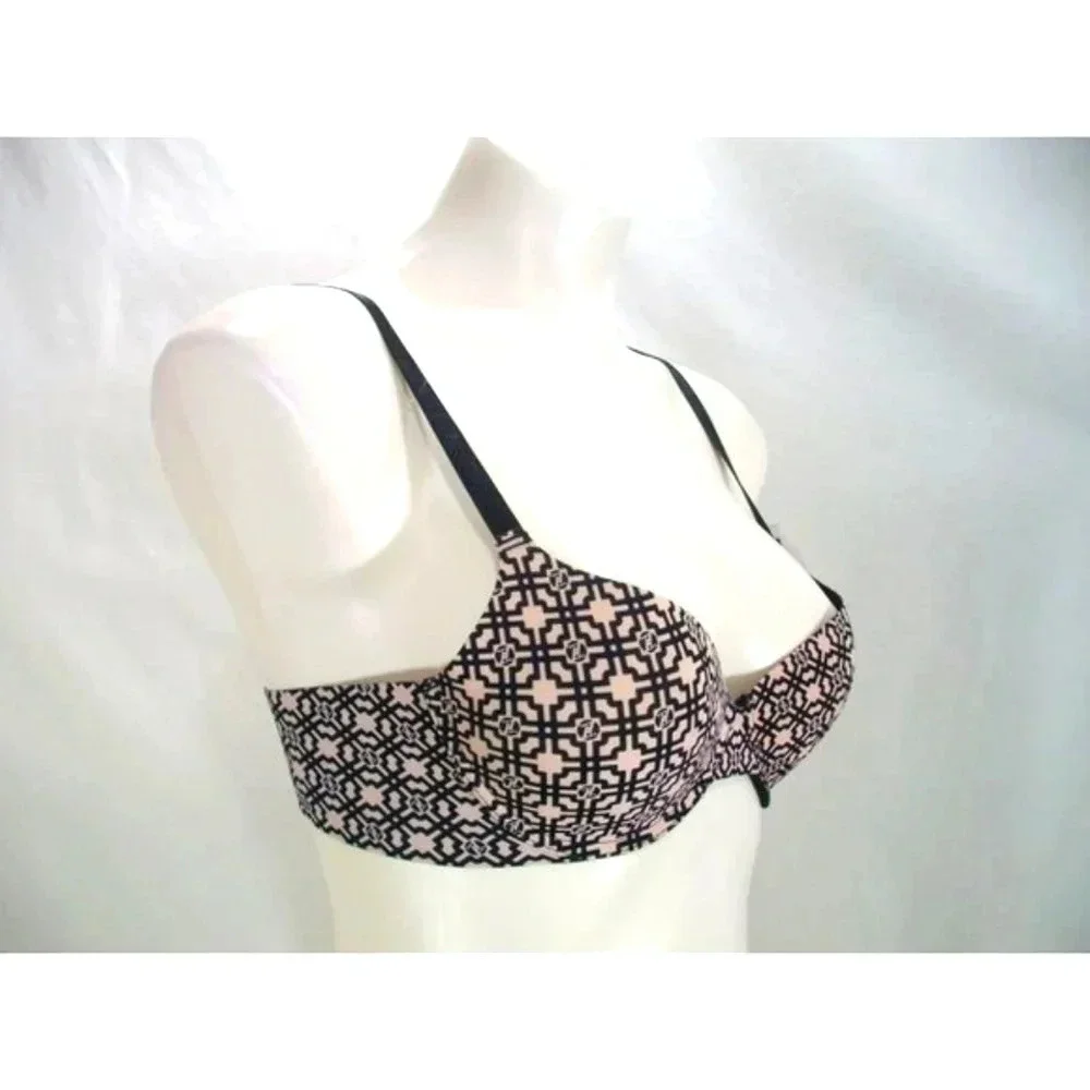 Adrienne Vittadini Push Up Seamless Underwire Bra 34B Taupe & Black NWT  New Wit